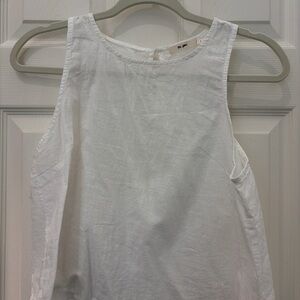 Miami Classic White 100% Cotton Crop Top